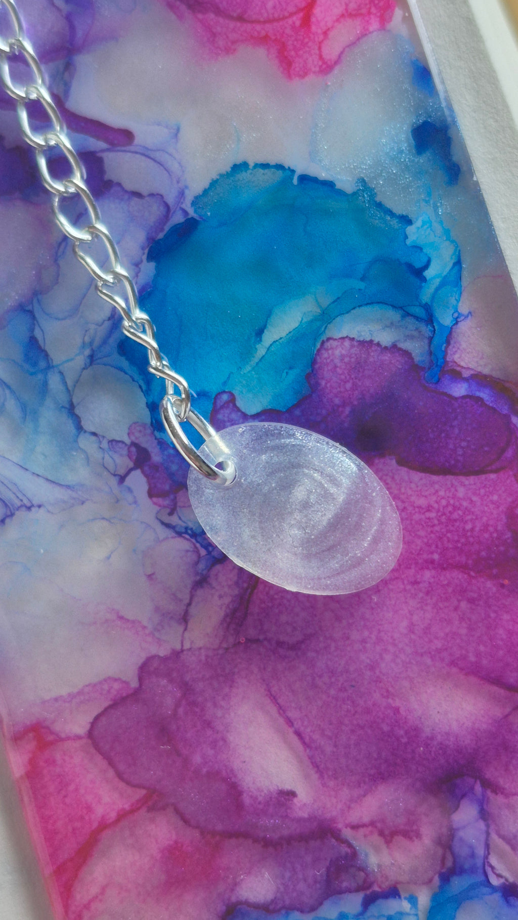 Dream Stroke • One-of-a-Kind Resin Bookmark • 2x6"