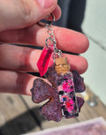 Pink Mirage • One-of-a-Kind Glow Potion Bottle Bag Charm • 2.5"