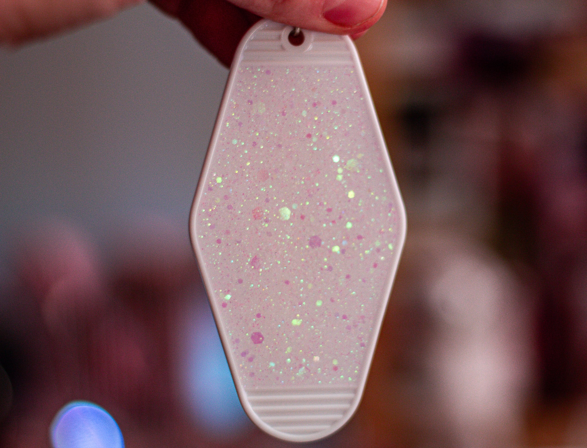 I'm Pretty Cool But I Cry Alot ∙ Glitter Resin Motel Keychain ∙ 3.5"