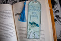 My Soulmate Has Paws • Pressed Flower Resin Bookmark • 2x6"