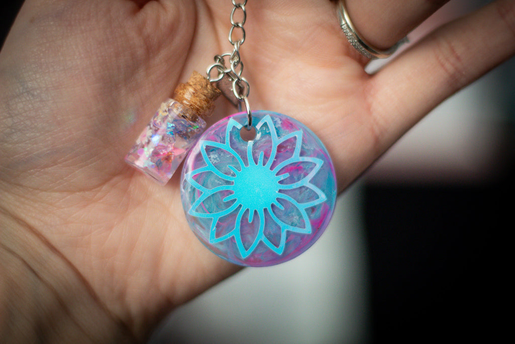 Skyspill • One-of-a-Kind Potion Bottle Bag Charm • 2.5"