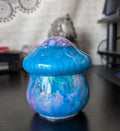 Cosmic Cache ∙ Handmade Resin Mushroom Storage Jar ∙ 4"