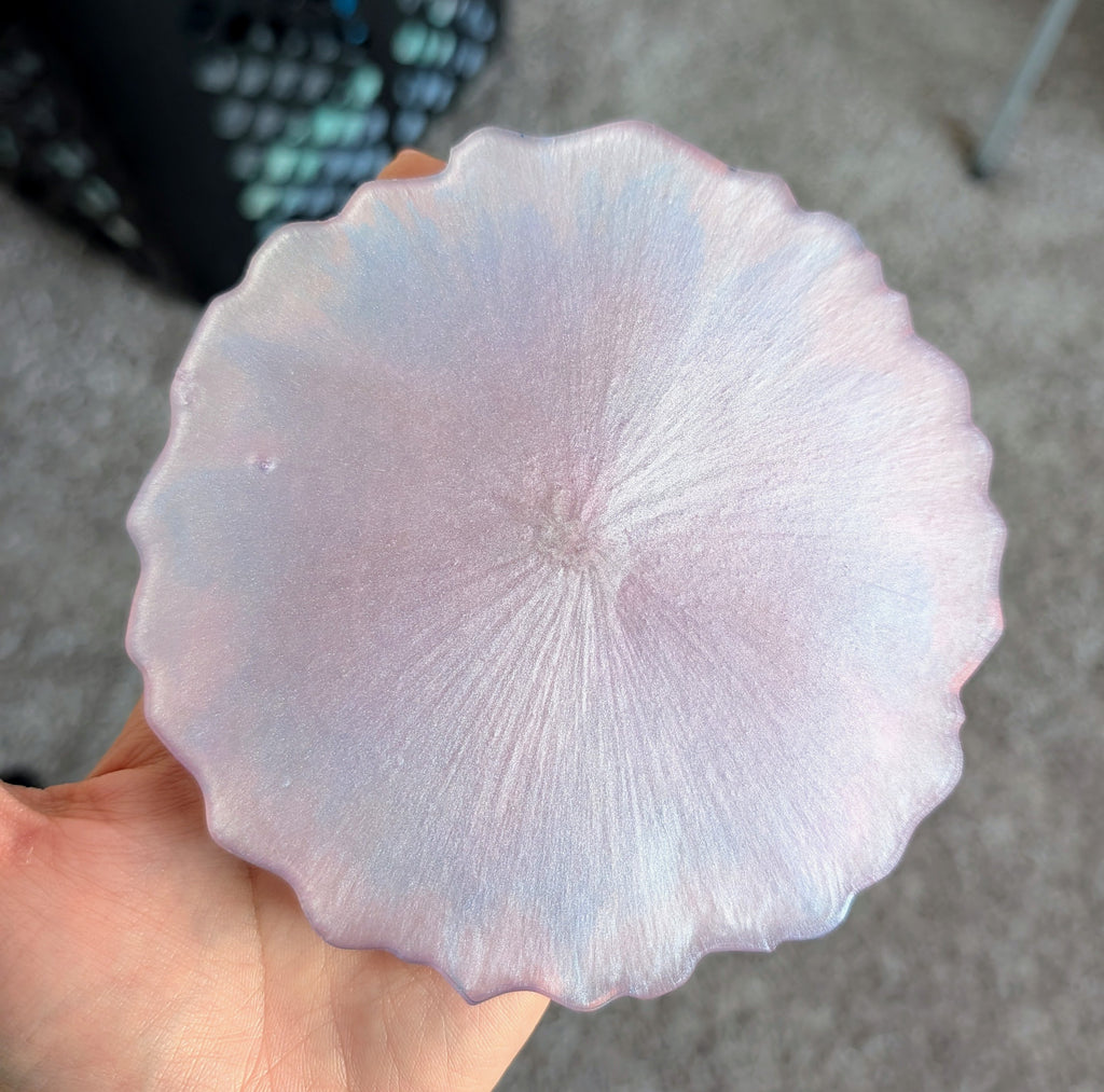Hydrangea Dreams ∙ Handmade Resin Coaster Set ∙ Set of 2