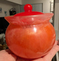 Firelight • Handmade Resin Storage Jar • 4"