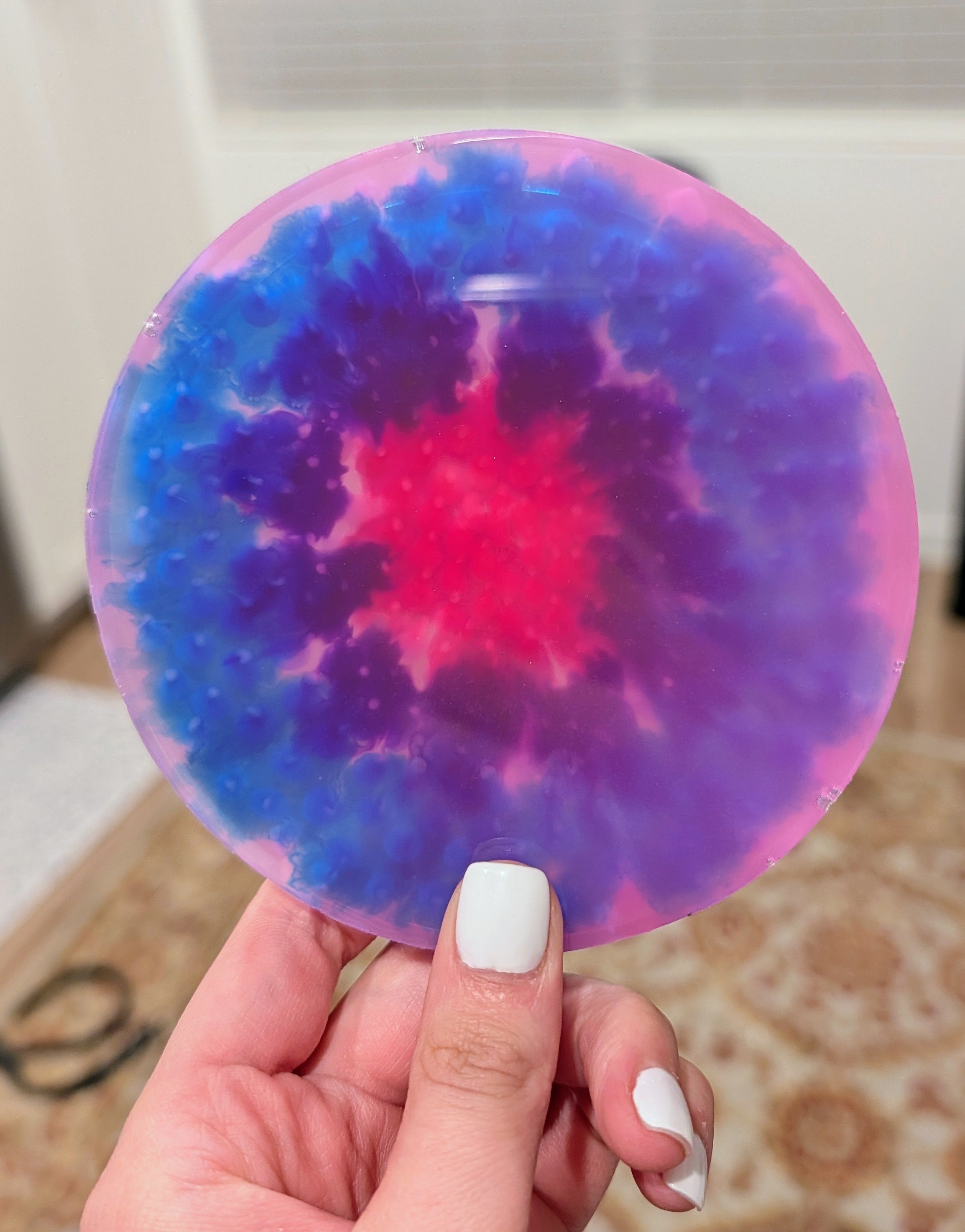 Candy Cosmos ∙ Handmade Resin Coaster Set ∙ Set of 2