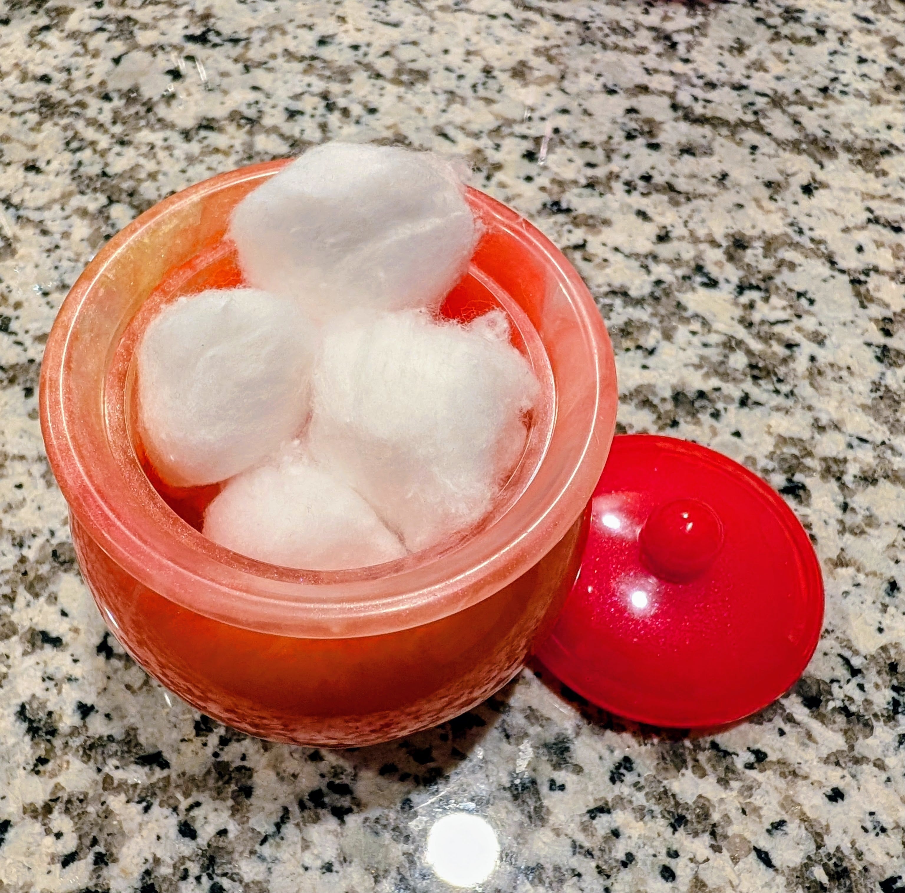Firelight • Handmade Resin Storage Jar • 4"