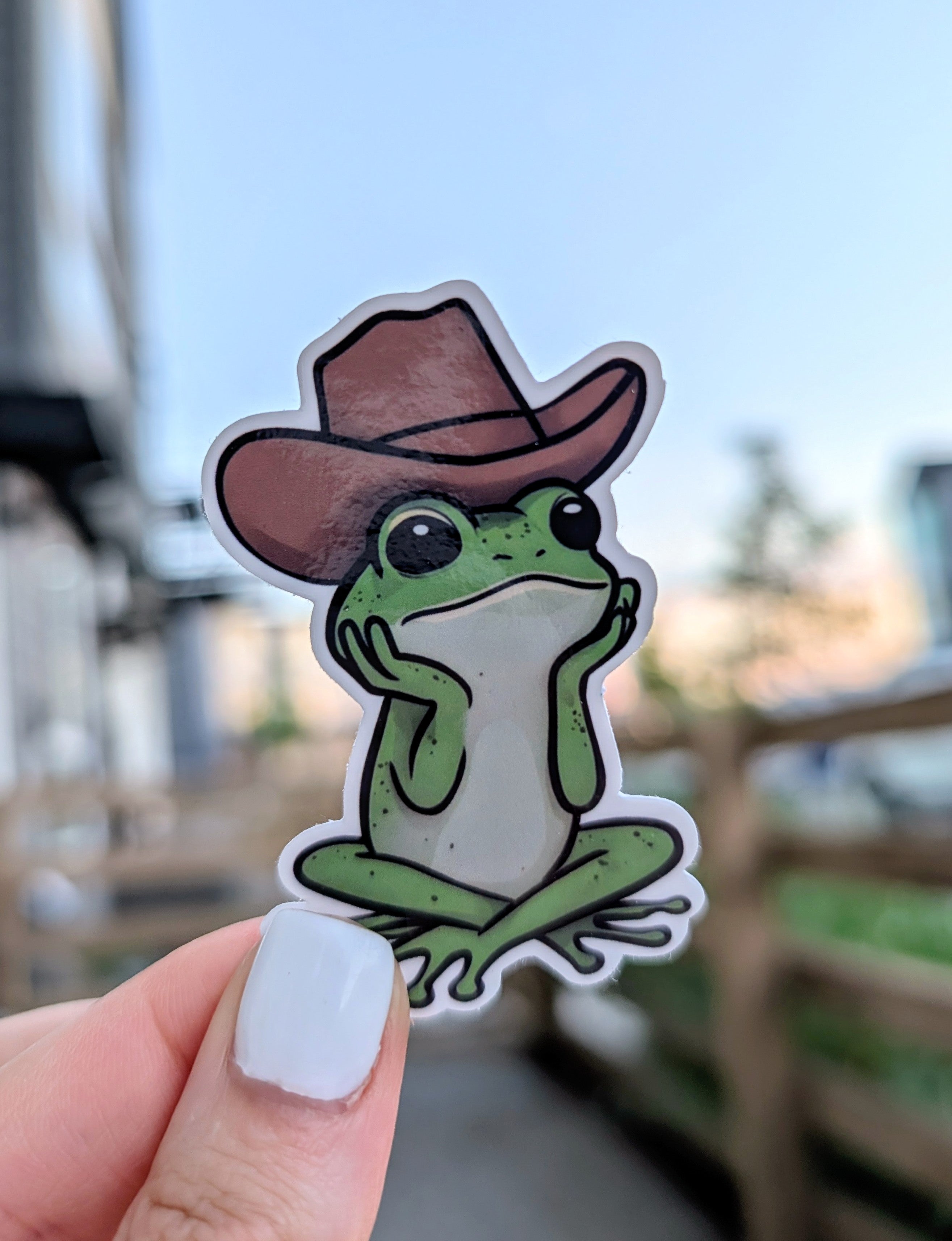 Just Ponderin' ∙ Vinyl Sticker ∙ 1.5 x 2.75