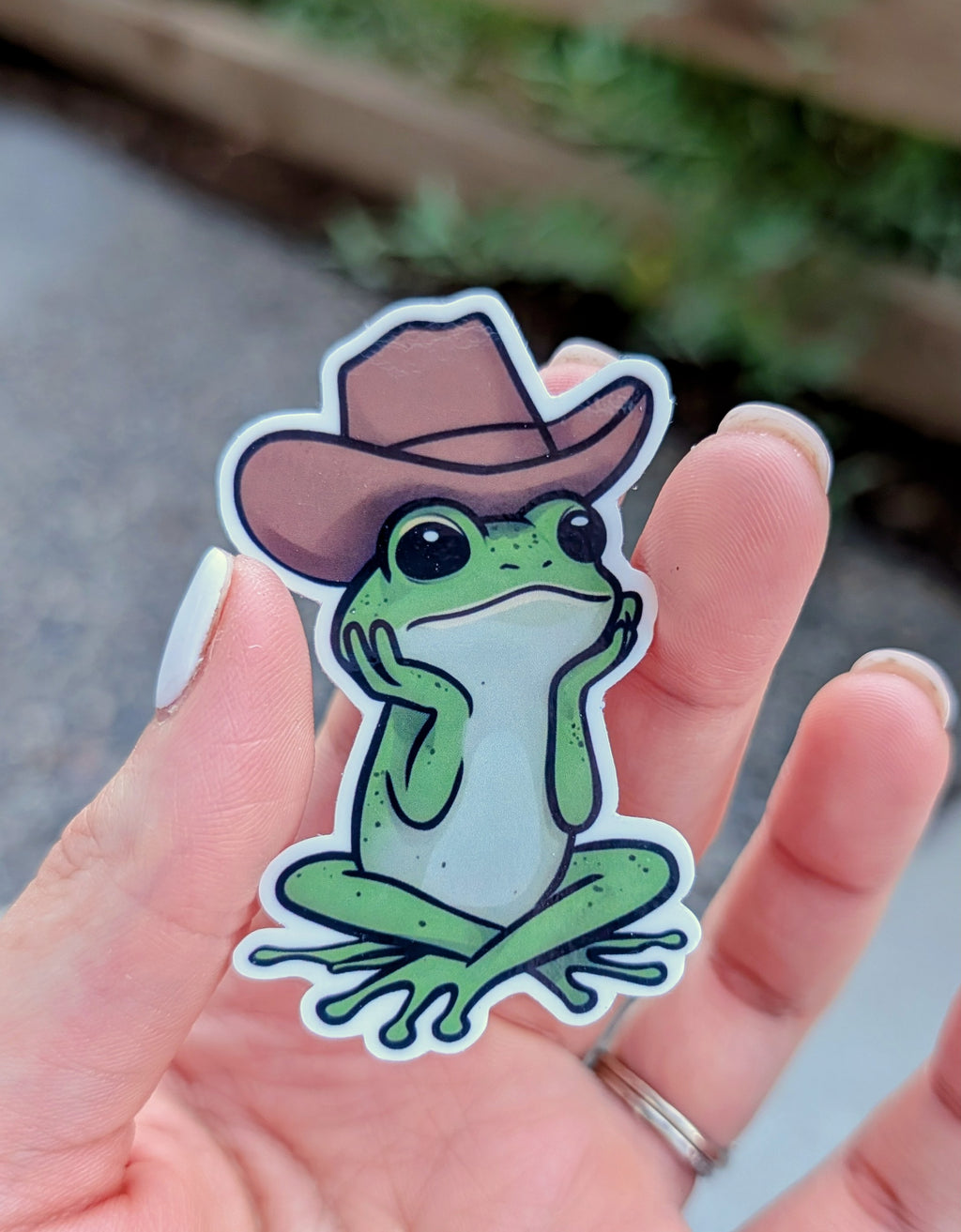 Just Ponderin' ∙ Vinyl Sticker ∙ 1.5 x 2.75
