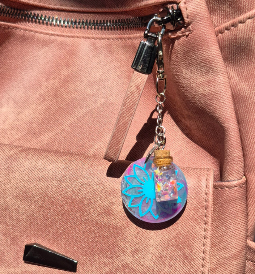 Skyspill • One-of-a-Kind Potion Bottle Bag Charm • 2.5"